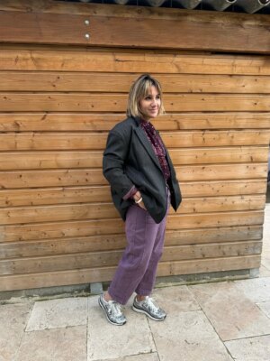 Pantalon Arlington « Mauve vintage »