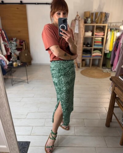 Jupe Lara sequins 