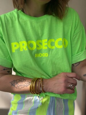 Teeshirt Prosecco Néon