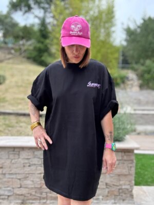 T-shirt dress black 