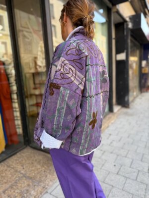 Veste Kantha indienne