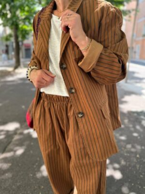 Veste Sidney rayée 