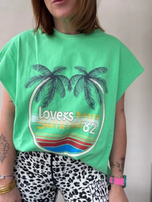 Débardeur oversize Green