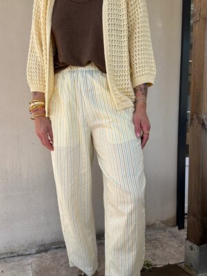 Pantalon Kyoto rayé