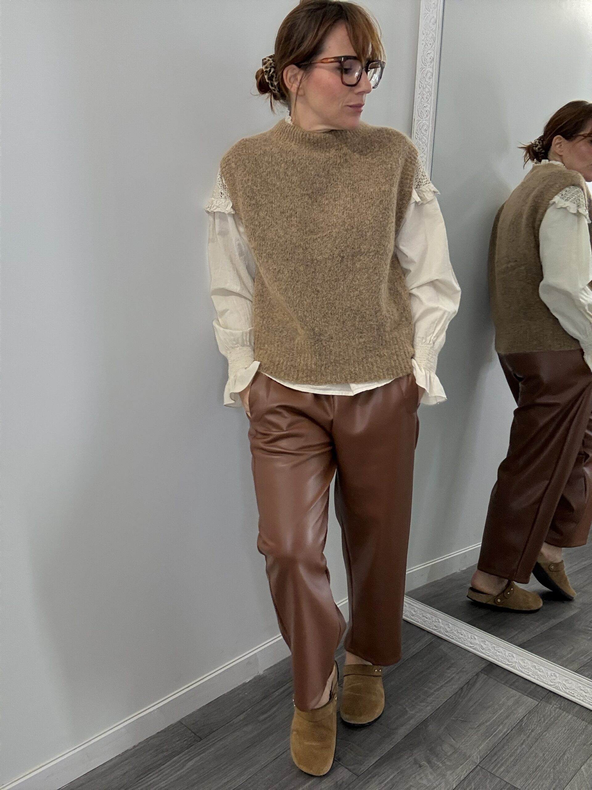 Pantalon Kyoto simili