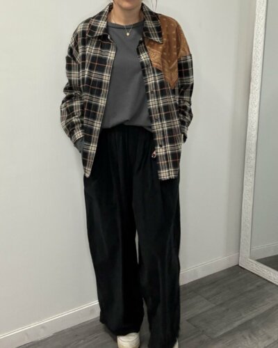 Pantalon Palazzo velours