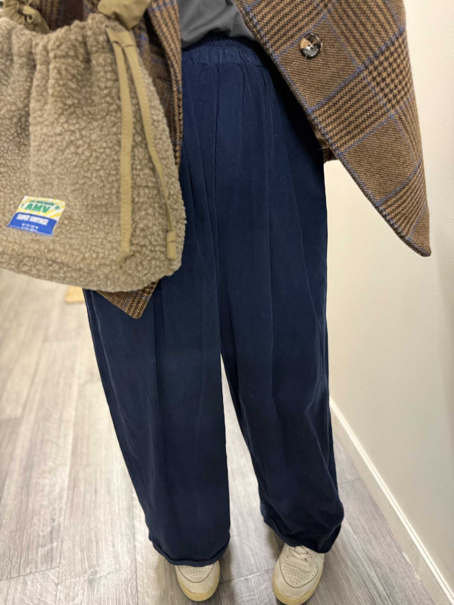 Pantalon Palazzo velours – Image 3