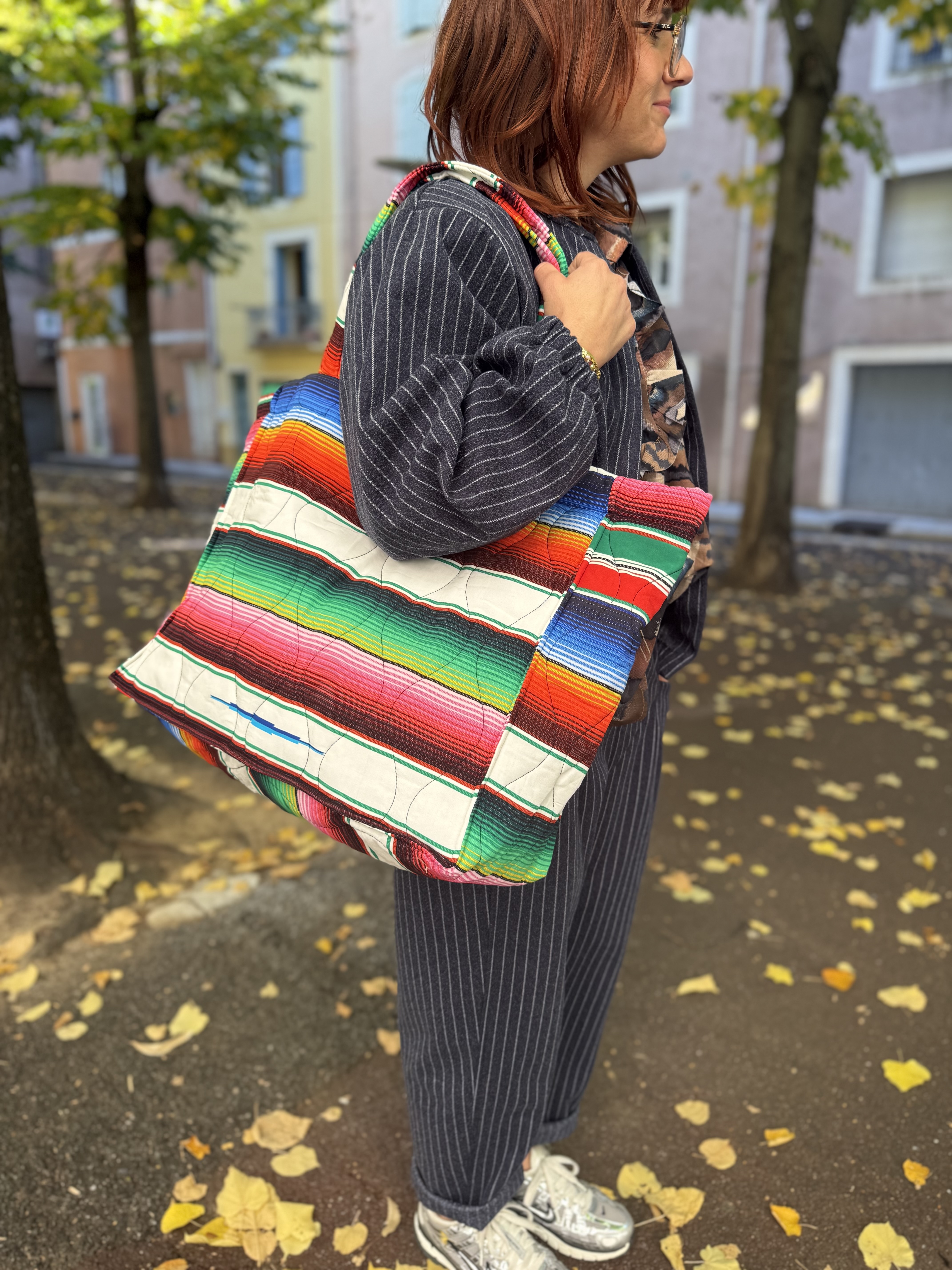 Sac Philadelphie imprimé couverture mexicaine