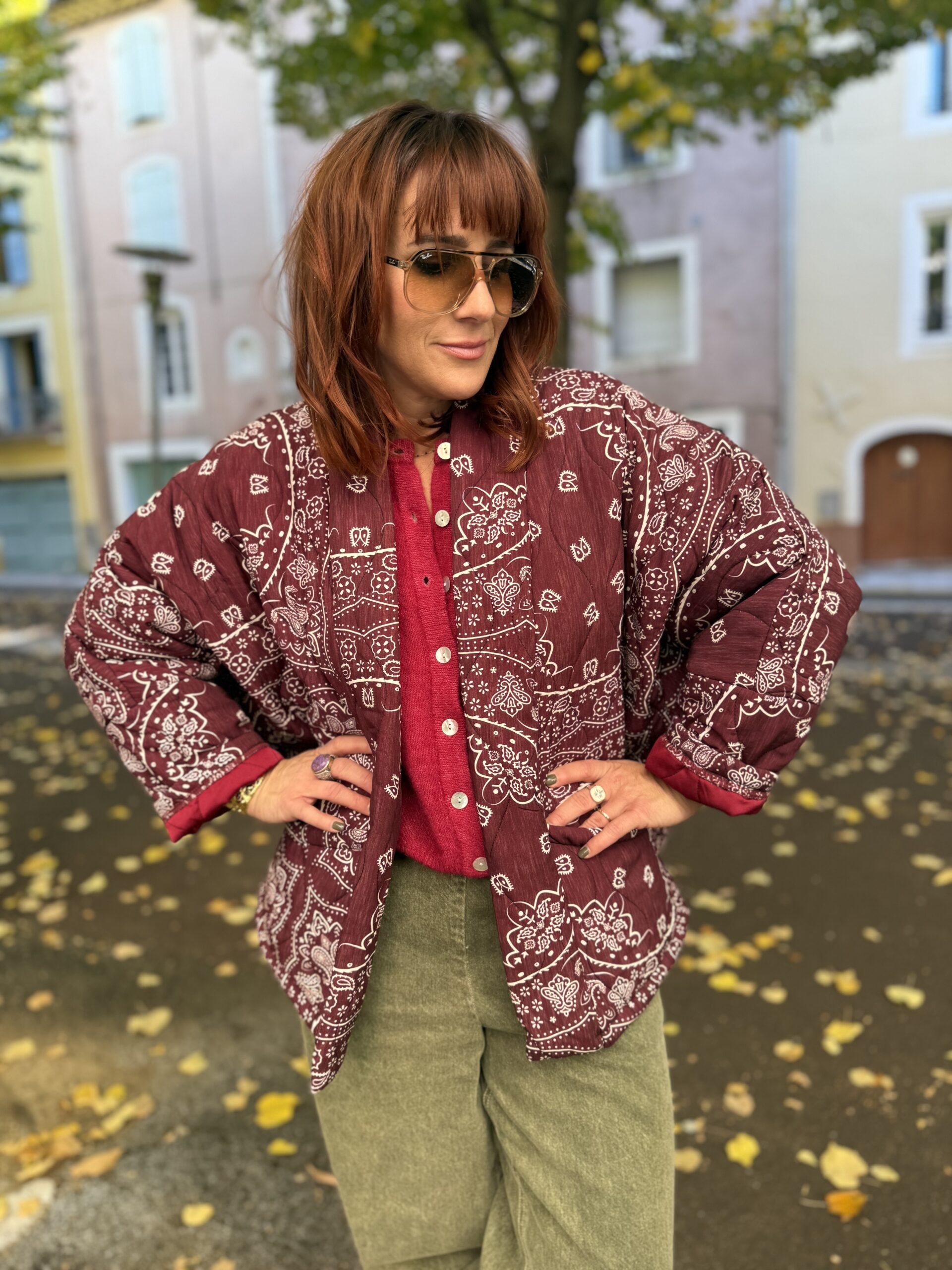 Veste Chicago imprimé Bandana
