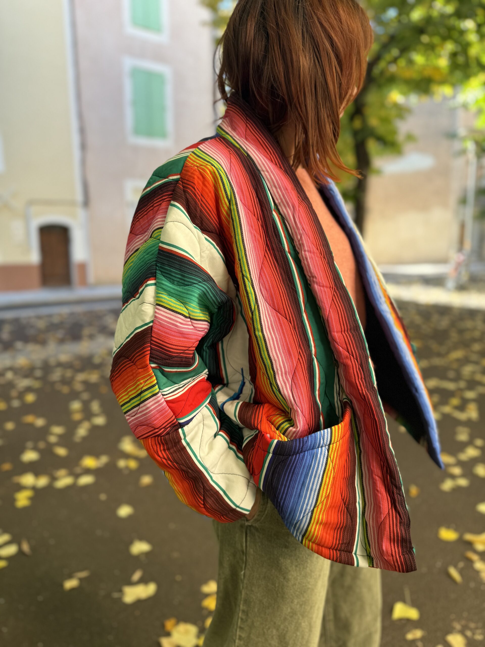 Veste Chicago imprimé couverture mexicaine – Image 3