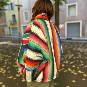 Veste Chicago imprimé couverture mexicaine