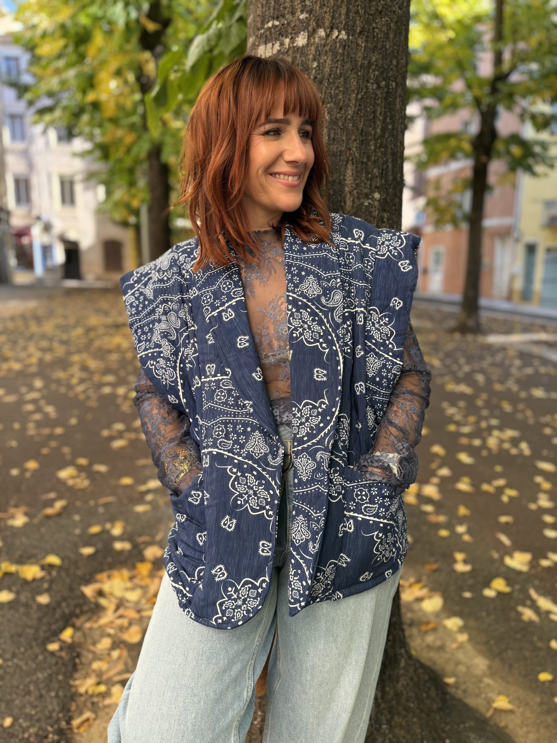 Veste Brooklyn imprimé bandana