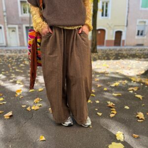 Pantalon Palazzo à rayures