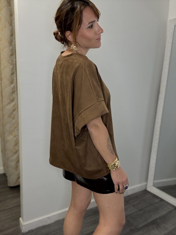 Tee shirt suédine Ninon – Image 4