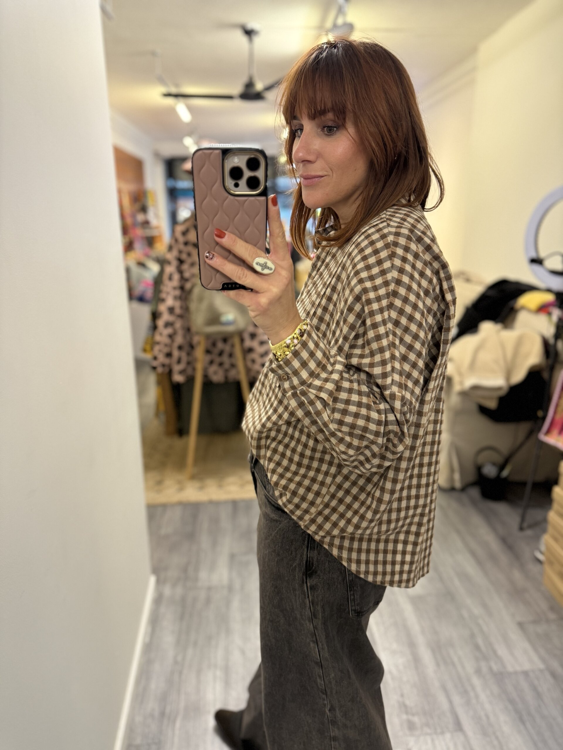 Chemise Doris carreaux – Image 2