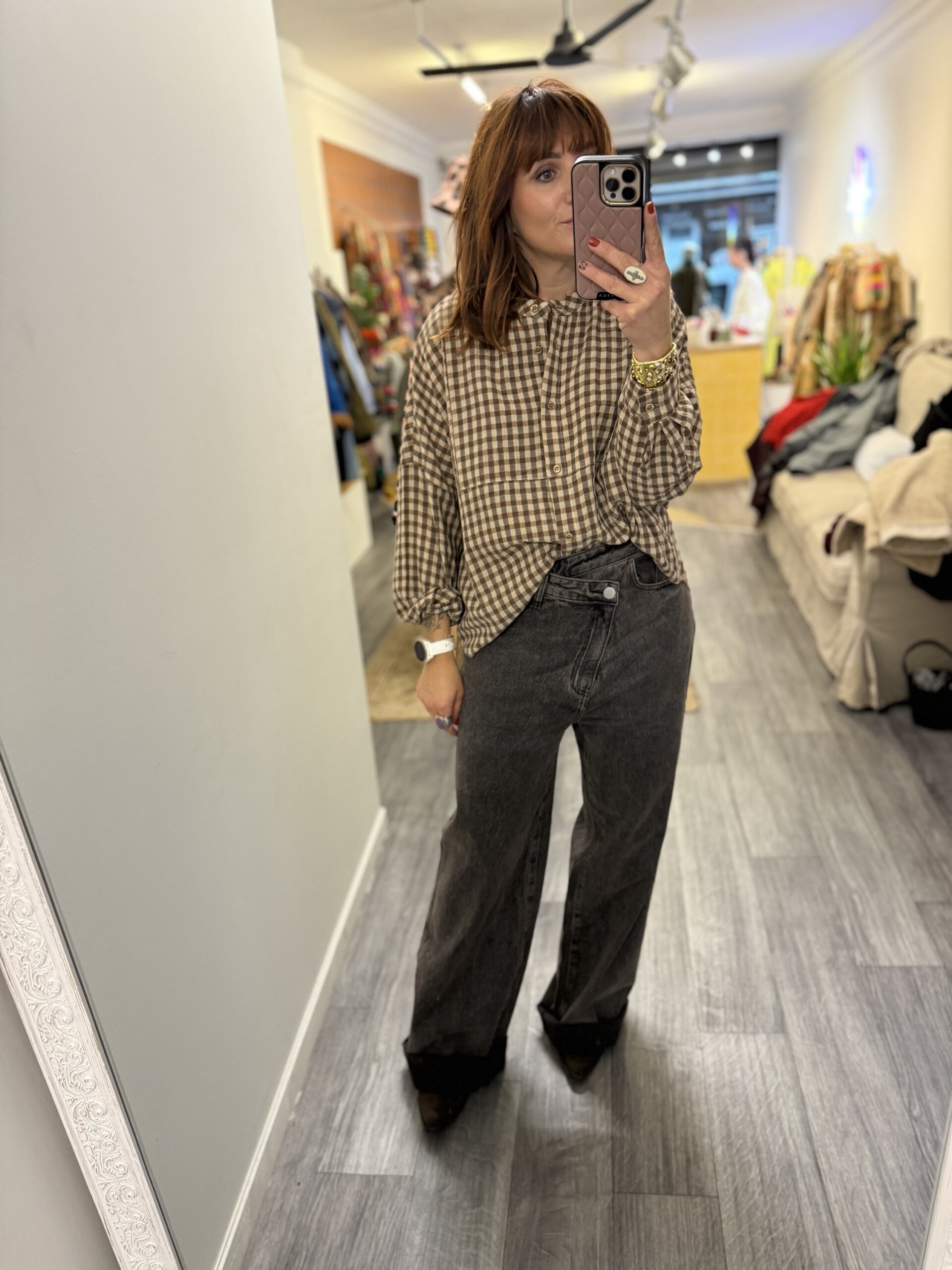 Chemise Doris carreaux – Image 3