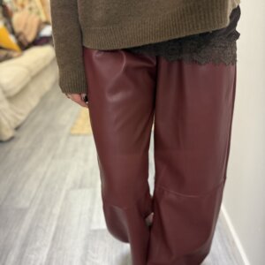 Pantalon barrel simili Joe