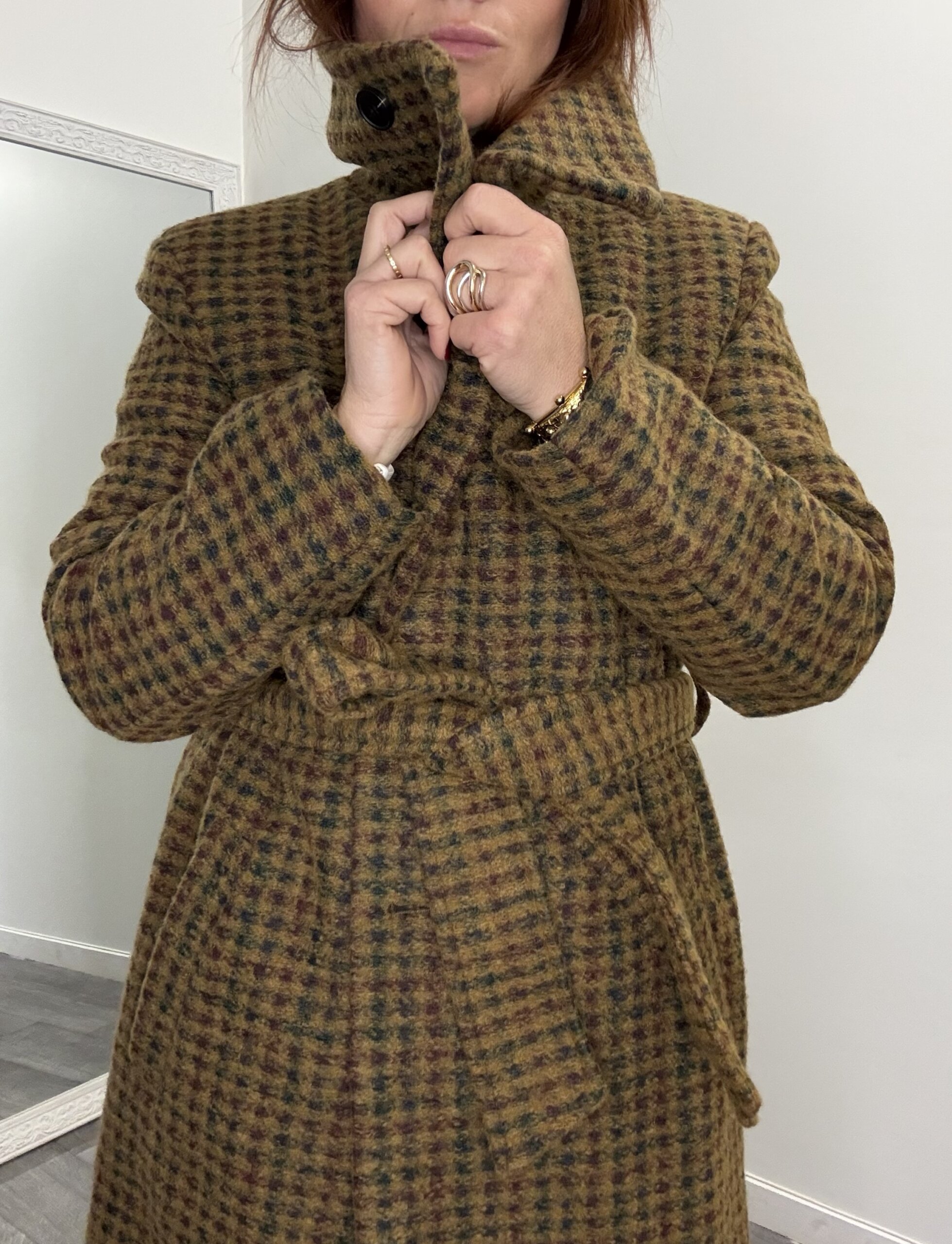 Manteau Bath à carreaux